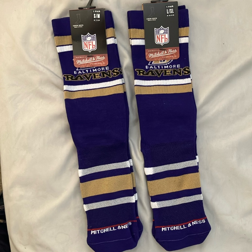 Baltimore Ravens team socks